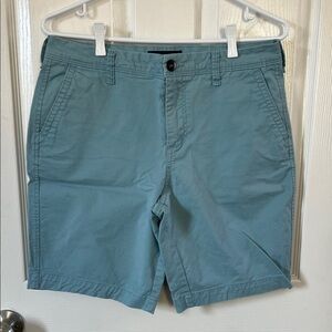 Aeropostale Men's Teal Blue Beachy Summer Vacation Casual Khaki Shorts Size 31
